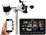 Sainlogic Profi WLAN Wetterstation 7-in-1 WiFi Internet Funk Wetterstation mit...