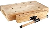 Westfalia Mini-Hobelbank: Tragbare, platzsparende Werkbank Werkstatt für Hobby, Handwerk...