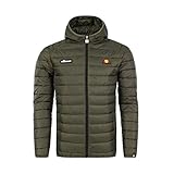 Ellesse Mens Lombardy Padded Jacket Mantel, Khaki, LGE