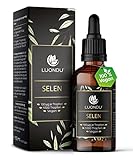 Luondu Selen Tropfen 200µg hochdosiert 50ml vegan & flüssig - 100 µg Selenium pro...