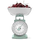 Salter SA00562SFEU12 zeitlose mechanische Küchenwaage – 5 kg Kapazität, 1 Liter...