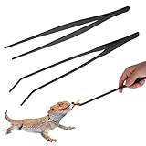 Lnngub 2 Stück Aquarium Pinzette Set, 25cm Gerade Pinzette und 27cm Gebogene Pinzette Set...