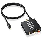 eSynic DA Wandler Digital zu Analog Konverter Audio Adapter Toslink Adapter...