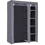 SONGMICS XL Stoffschrank Kleiderschrank Faltschrank Campingschrank mit Kleiderstange 110 x...