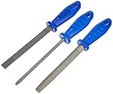 Honsell 79225 - Speckstein Riffelraspel-Set, 3 Raspeln mit Kunststoffgriff, 1 runde, 1...