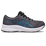 ASICS Kinder Contend 8 Grade School Laufschuhe, Carrier Grey/Island Blue, 4 Big Kid