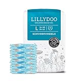 LILLYDOO hautfreundliche Einweg-Schwimmwindeln für Babys, Größe L (14+ kg), 1...
