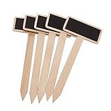 MINGMIN-DZ Dauerhaft 20Pcs Holz T-Form Gemüse Blumentopf Etiketten Tags Garten...