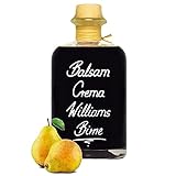Balsamico Creme Birne 0,7L 3% Säure mit original Crema di Aceto Balsamico di Modena IGP