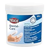 TRIXIE 29393 Dental Care Zahnpflege, Fingerpads, 50 St.