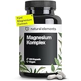 Magnesium Komplex - Premium: Aus 5 hochwertigen Verbindungen - 400mg elementares Magnesium...