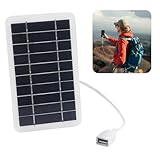 Tragbares 5W 5V Solarpanel mit USB,Anschluss für unterwegs,Solar Ladegerät...