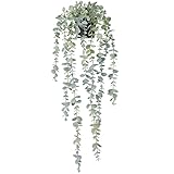 COCOBOO Künstliche Hängepflanzen, Eukalyptus, künstliche Hängepflanze für...