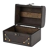 Otufan Handgefertigte Schreibtisch-Schmuckaufbewahrungsbox aus Holz,...