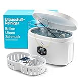 KLARBERG® Ultraschallreinigungsgerät Brille, Schmuck uvm. I 600ml...