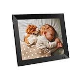 Nixplay 15 Zoll Smart Digitaler Bilderrahmen mit WLAN (W15F), Schwarz, Videoclips und...