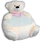 Sunkid Baby-Kinder-Sitzsack Bär Creme
