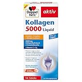 Doppelherz Kollagen 5000 Liquid - mit Kollagenhydrolysat, Chondroitinsulfat, Vitaminen und...