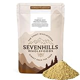 Sevenhills Wholefoods Bio-Kürbiskern-Proteinpulver 900g, schonend geröstet, 60% Protein
