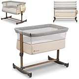 Lionelo Leonie 3 IN 1 Babybetten Babybett, Schaukelfunktion, 5-stufige Höhenverstellung,...