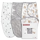 GLLQUEN BABY Swaddles Pucksack Baby 0-3 Monate,100% Bio-Baumwolle Baby Schlafsäcke für...