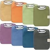8-Pack Bio Baby Lätzchen für Junge, Mädchen - Drool Lätzchen für Baby Junge,...