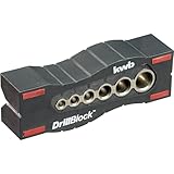 kwb Bohrhilfe/Bohrlehre Ø 4-12 mm DrillBlock für rechtwinklige/gerade u. präzise...
