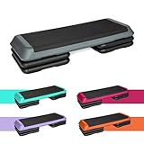 TREXO Steppbrett Aerobic Schritt für Cardio Fitness Stepper für Zuhause...