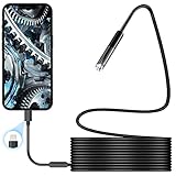 HOPEFOX Endoskopkamera mit Licht, 1080P WiFi Endoskop Wasserdichtes Ip67...