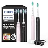 Philips Sonicare 3100 elektrische Zahnbürste, Schallzahnbürste, Andruckkontrolle und...