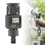 Digitaler Wasserzähler Durchflussmesser, Praktischer Wasseruhr für Garten, 4...