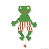 matches21 Hampelmann Frosch Holz Bausatz Werkset Laubsägevorlage Holzbausatz...