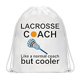 CMNIM Lustige Lacrosse Coach Geschenke Lacrosse Geschenk für Trainer Kordelzug Tasche...