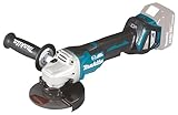 Makita DGA517Z Akku-Winkelschleifer 18 V mit Paddleschalter (ohne Akku, ohne Ladegerät),...