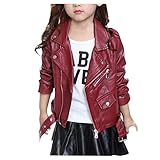 2023 Y29K Hi Coat Jacke Kid Color Outwear Solid Motorrad Reißverschluss Kinder Junge...