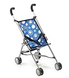 Bayer Chic 2000 Puppenbuggy Roma, Puppenwagen, Mini-Buggy, Boys Blue, Blau, 50 x 29 x 57...