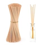 200 Stück Duftstäbchen Nachfüllpack, 25cm x 3mmReed Diffuser Sticks,Rattanstäbchen...