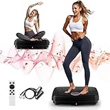 MOSUNY Vibrationsplatte, 2025 Verbesserte Vibrationsplatte mit Doppelmotoren für...