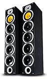 Bennett & Ross Exosphere 4-Wege HiFi Standlautsprecher Paar (200W RMS, 6,5'...