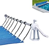 ACXIN Mobiles Aufrollsystem Pool Aufroller für Solarfolie Poolabdeckung...