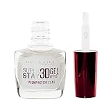 Maybelline New York Nagellack, Transparenter Überlack, Super Stay 3D Gel Effect Plumping...