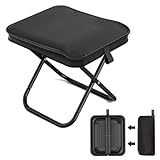MEISHANG Camping Hocker,Klapphocker 28CM,Tragbarer Klapphocker,Mini Outdoor...