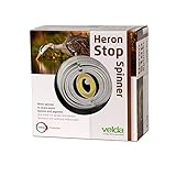 velda Teichschutz Spiegelndes Windspiel gegen Reiher und Tauben, Heron Stop Spinner,...