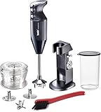 bamix Stabmixer Set M200 Chef's favorite inkl. Ständer, 1 Becher, 3 Aufsteckteile,...