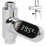 Baby-Badethermometer, LED-Digitalanzeige, Badethermometer, 360 ° drehbarer Bildschirm,...