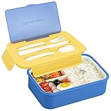 Lunchbox,Bento Boxen,Brotdose Kinder mit 3 Fächern 1100ML,Auslaufsicher Lunchbox...