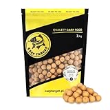 CARP TARGET - Boilies Vanille Premium 16 mm - Milk Valley 1kg - 10 Eier für 1 kg Boilies...