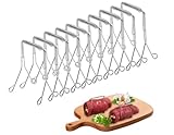 Forhome 10 Stück Rouladenklammern, Rouladenklammern Edelstahl Rostfrei, Wiederverwendbare...