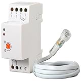 Maclean MCE83 Dämmerungssensor Schalter für DIN-Schiene mit Externe Sonde...