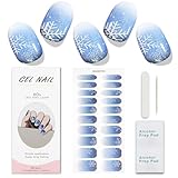 JMEOWIO Nagelfolie Weihnachten Glitzer Schneeflocke Gel Nail Nagelfolien...